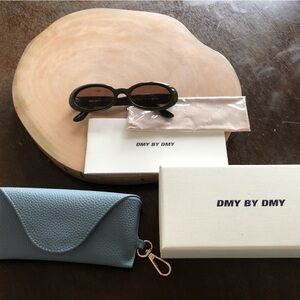 Black Oval Sunglasses